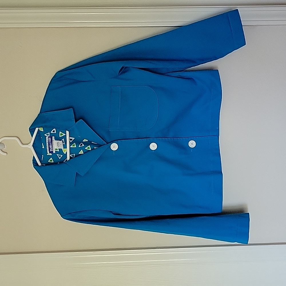 Vintage Pendleton Turquoise Jacket - image 1